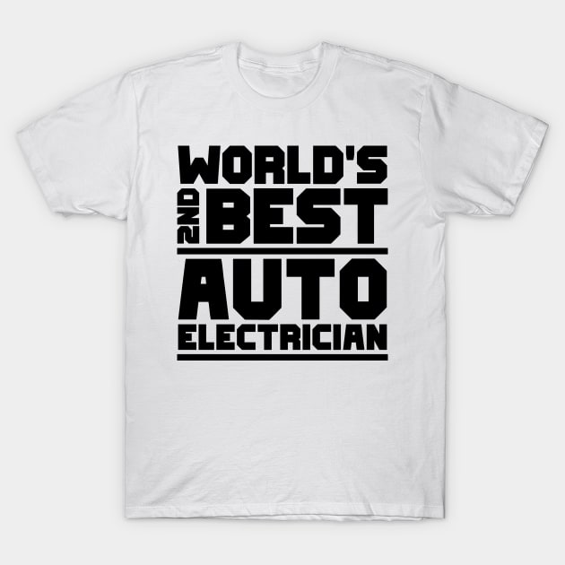 2nd best auto electrician Auto Electrician Funny TShirt TeePublic